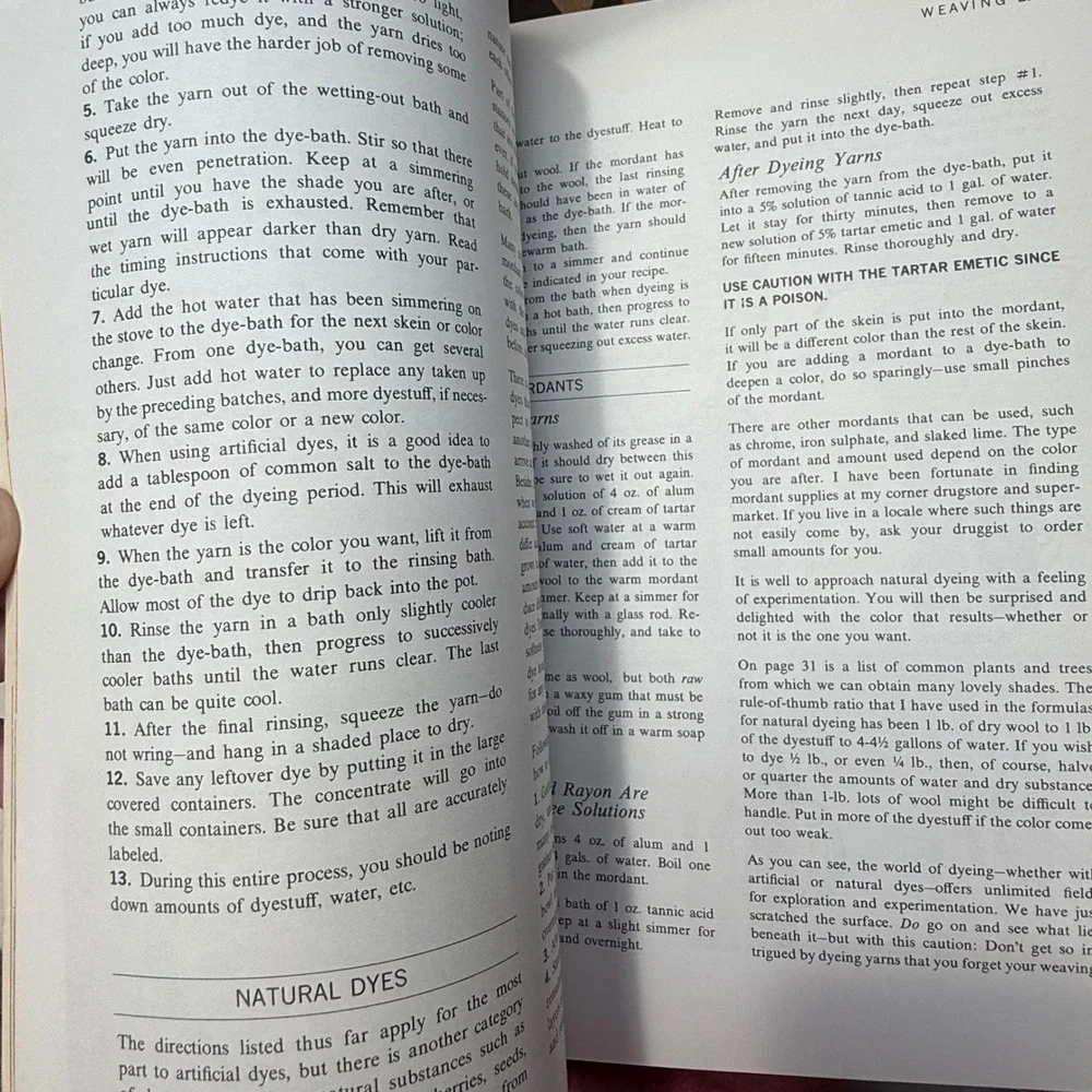 Golden Press Step-by-Step Weaving Book Craft Guide Vintage 1967 Instructions‎
